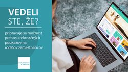 Vedeli ste, že sa pripravuje možnosť prenosu rekreačných poukazov na rodičov zamestnancov?