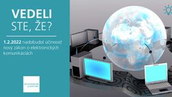 Vedeli ste, že 1.2.2022 nadobudol účinnosť nový zákon o elektronických komunikáciách?