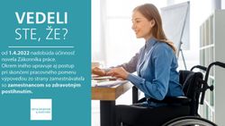 Vedeli ste že, od 1.4.2022 nadobúda účinnosť novela Zákonníka práce?