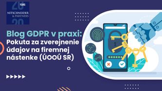 Pokuta za zverejnenie údajov na firemnej nástenke (ÚOOÚ SR)