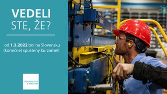 Vedeli ste, že od 1.3.2022 bol na Slovensku (konečne) spustený kurzarbeit?