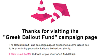 Paying off Greece's debt - via crowd-funding