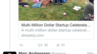 Multi-Million Dollar Startup Celebrates Acquisition by Trashing Dolores Park