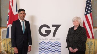 UK’s Sunak says world is watching as G7 debates tax reform