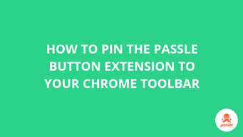 How to pin the Passle button extension to your Chrome toolbar