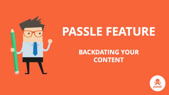 Feature: Backdating your content