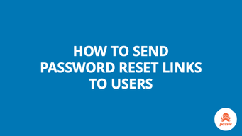 How to send password reset links to users – Passle Knowledge Base