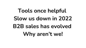 Prospecting, what’s changed, really?