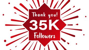 Thank you to my 35,000 LinkedIn followers