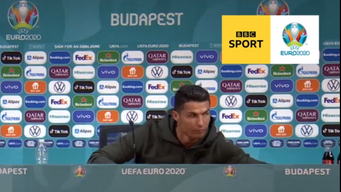Ronaldo ditches Coca-Cola for water at Euro 2020 press conference