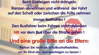 Ferienende = Schulbeginn !