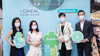 Watsons and L’Oréal HK join forces for local recycling programme