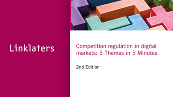 Watch: Competition regulation in digital markets - five themes in five minutes