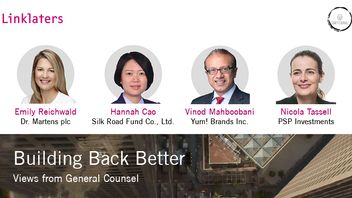 Building Back Better: Views from General Counsel