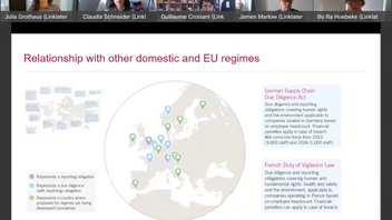 Linklaters webinar on EU Corporate Sustainability Due Diligence Proposal