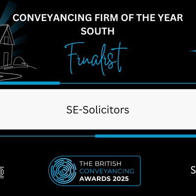 Conveyancing Firm of the Year South Award 2025 – We have been Shortlisted!