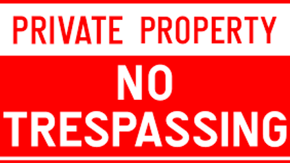 Trespassers on commercial land? No Problem