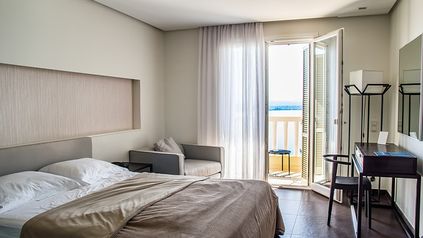 Hotels - the long view from the bedroom window