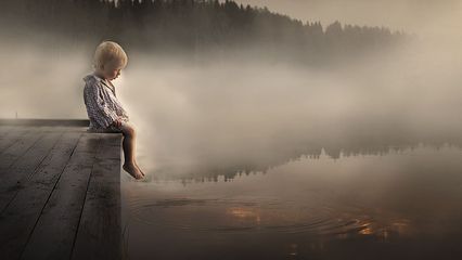 Kids & animals captured by a photographer mother in gorgeous Russian landscape