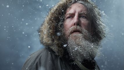 Studio-made blizzard shoot