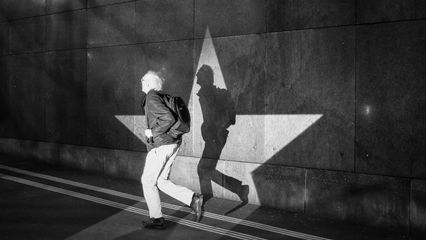 What happens when you combine projected light with street photography