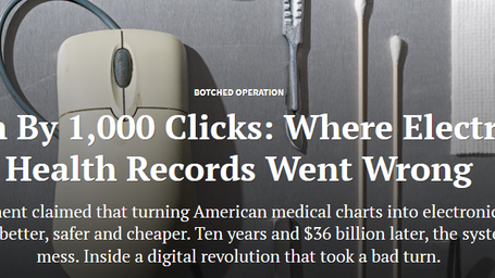 EHR Flaws Causing Serious Medical Errors