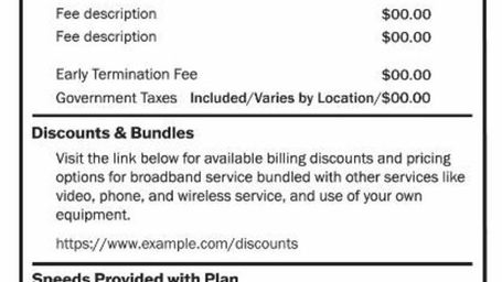 Internet Providers Unveil New Broadband "Nutrition Labels"