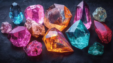 What makes gemstones so brilliantly colored...its physics