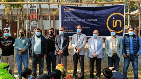 Intertek Bangladesh extended support to underprivileged people to stay warm this winter