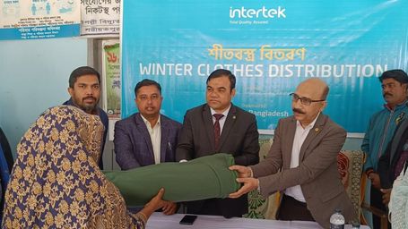 Bringing warmth to needy families in Shariatpur district, Bangladesh
