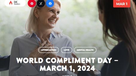 World Compliment Day – March 1, 2024