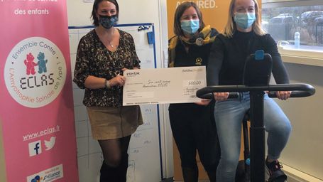 À Heudebouville, des salariés mobilisés contre une maladie rare