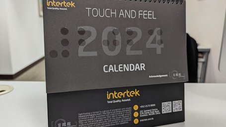 Intertek Hong Kong Launches Accessible Calendar For The Visually Impaired