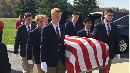 Everybody has worth’: High school kids serve as pallbearers for homeless veterans
