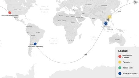 VF Corp publishes traceability maps for flagship products