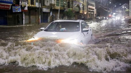 Pakistan's economical giant the city of Karachi experiences heavy unpredicted rainfall