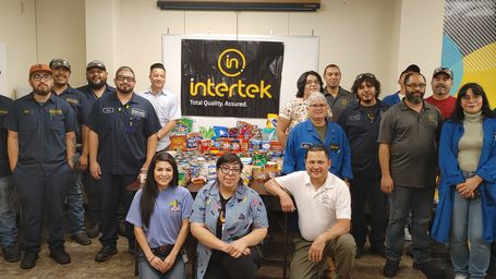 Three Local San Antonio Intertek offices Collaborate in Food Drive