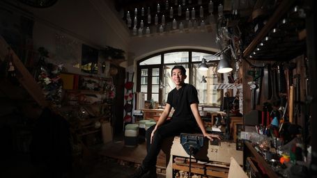 Hong Kong’s eco-friendly designer upcycling plastic bottles and broken rice cookers into speakers and bicycle bells