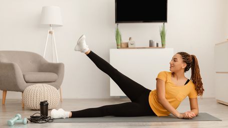 Doing quick, easy exercises at night — even while watching TV — can help you sleep better, new study finds