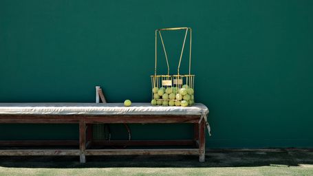 Artist Makes Furniture Out of Tennis Balls Reducing Landfill Waste
