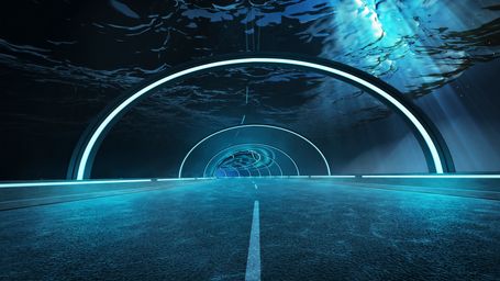 Undersea tunnels connect remote islands halfway between Iceland and Scotland