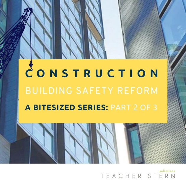 Bitesize Building Safety Reform certainty over building safety