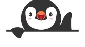 Three penguins and a Tree