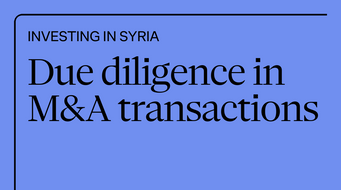 Is Syria Open for Business? | Due Diligence in M&A Transactions