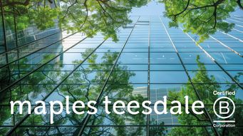 Maples Teesdale is B Corp Certified