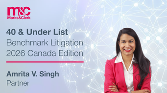 Amrita V. Singh earns recognition in Benchmark Litigation’s 40 & Under Canada List