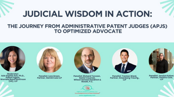 Azie Aziz Moderates Panel Discussion on Administrative Patent Judges