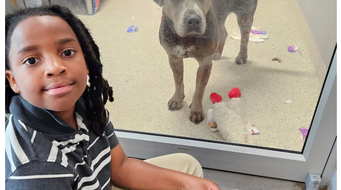 11-year-old Honored for Reading more than 100 Hours to Shelter Animals