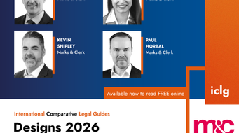 Marks & Clerk team authors Canada Chapter in ICLG Designs Guide, 2026
