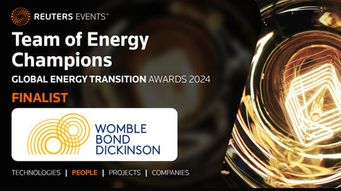 Womble Bond Dickinson Named a 2024 Global Energy Transition Award Finalist